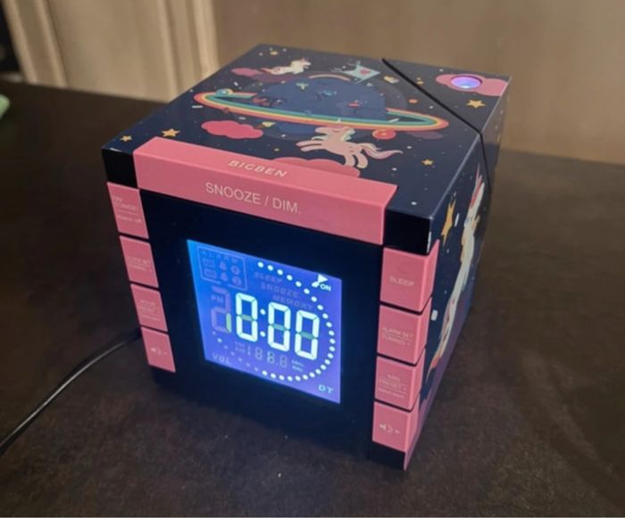 Radio réveil projecteur licorne - photo numéro 3