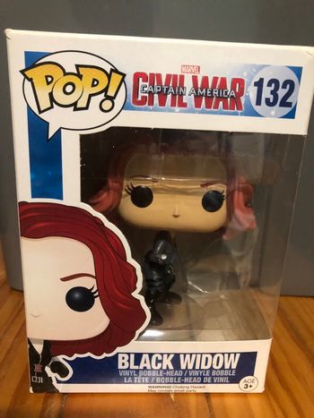 Pop Black widow Captain america 132