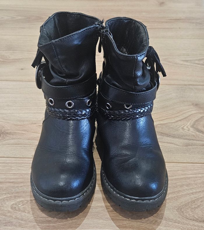 Bottines noires fille - Taille 28