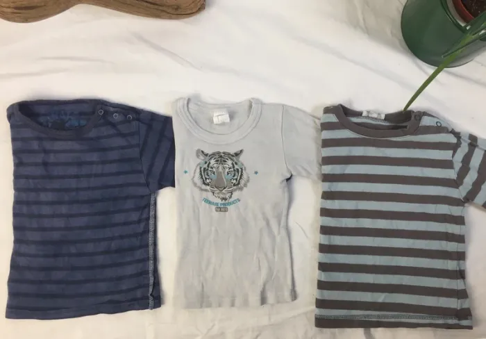 Lot de 3 t-shirt manches longues 2 ans