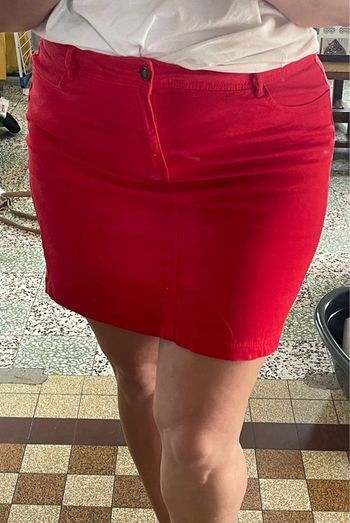 Mini jupe rouge