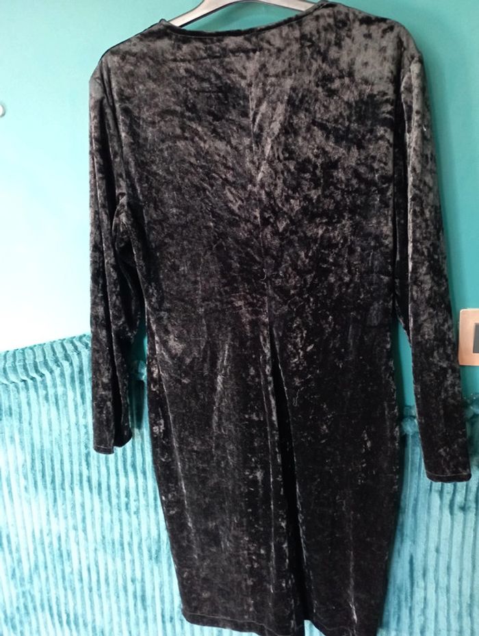 Robe sexy velours noir - photo numéro 4