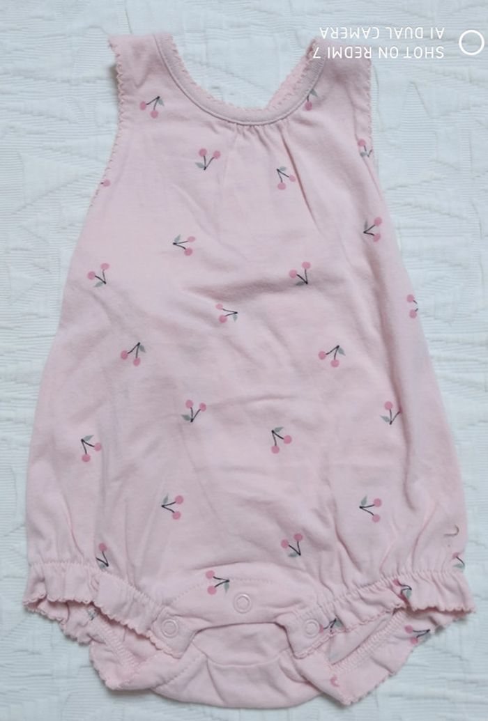 H&M barboteuse combi salopette rose cerise