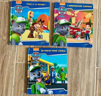 🌟 lot de 3 livres Pat patrouille