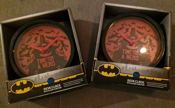 Horloge / réveil de bureau, chambre etc... batman