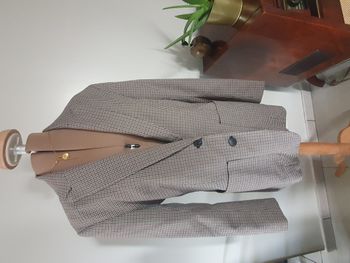 Blazer Bershka over size à carreaux