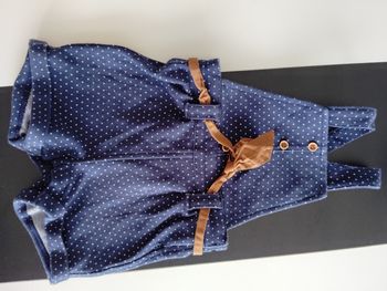 Short salopette bébé fille 9 mois