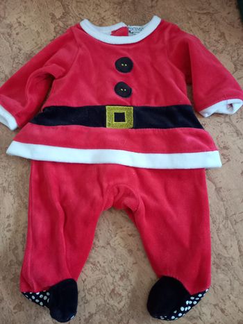 Combinaison garçons père Noël