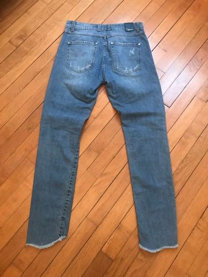 Pantalon jeans   Bleu  stradivarius - photo numéro 5