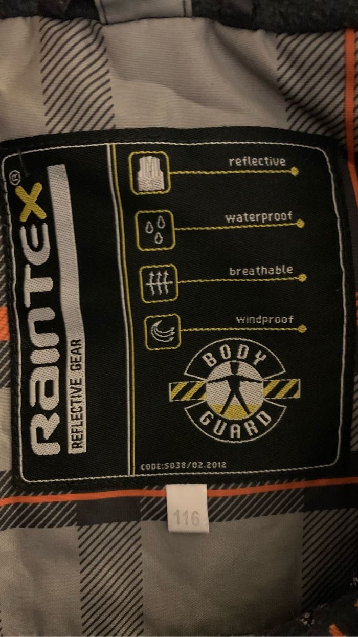 Veste imperméable chaude polaire 6 ans 116cm -raintex rockpoint the great north - photo numéro 4