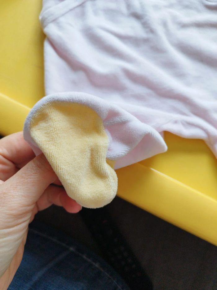 Pyjama velours rose jaune - photo numéro 5