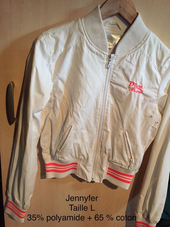 Veste blanche Jennyfer Taille L - photo numéro 2