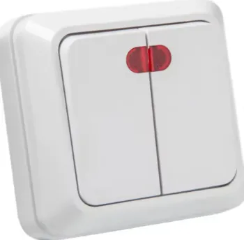 Interrupteur Double, Voyant Lumineux - Office EM Neuf