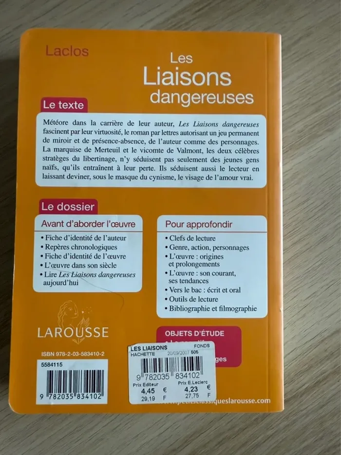 La clos les liaisons dangereuses - photo numéro 2