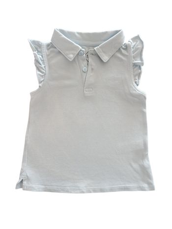 Polo fille sans manches 
