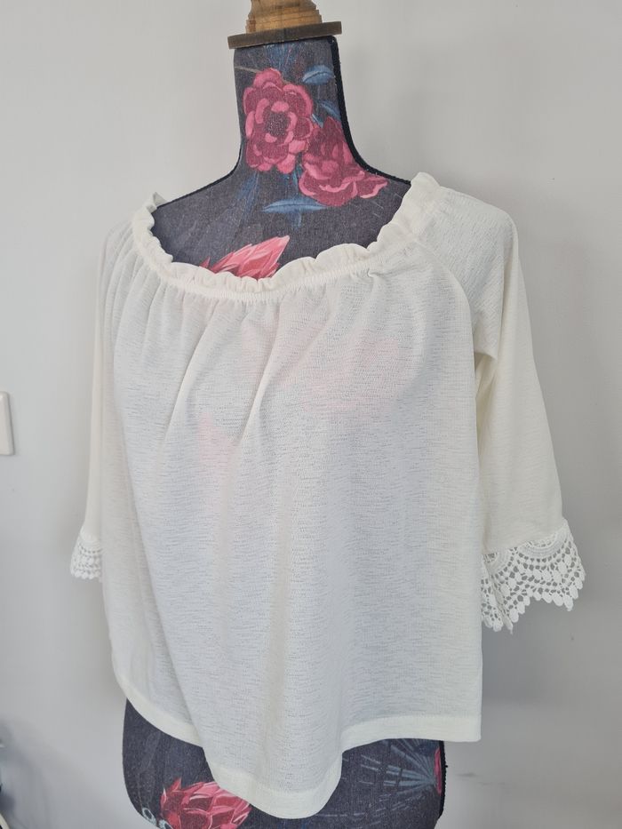 Blouse écrue jennyfer - photo numéro 3