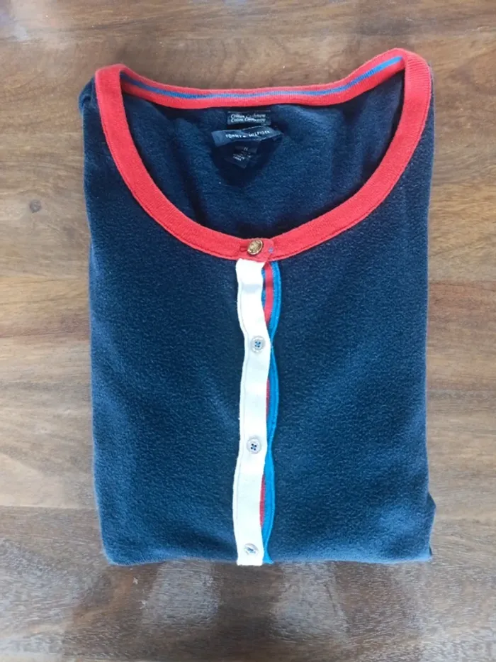Pull col rond tommy Hilfiger cashmere M - photo numéro 2