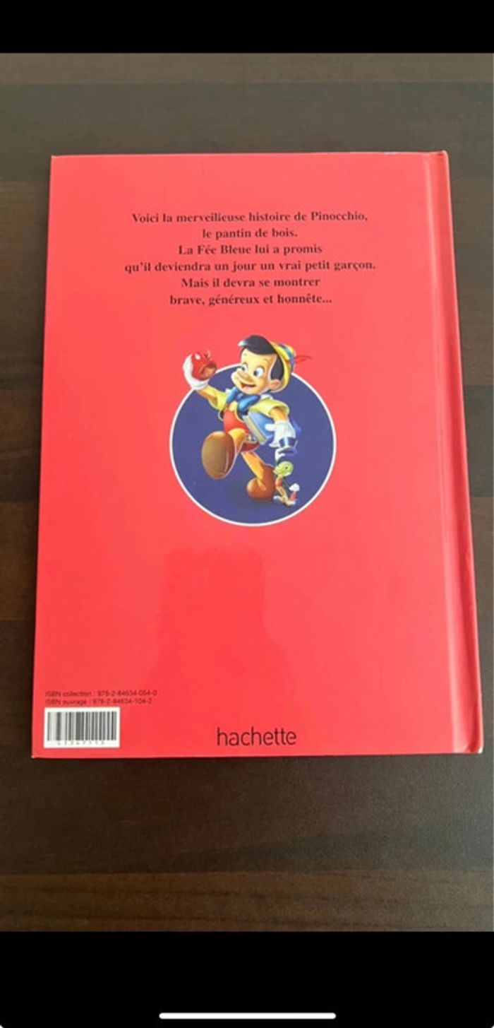 Pinocchio Livre Disney collection Disney Club en très bonne état édition hachette - photo numéro 4