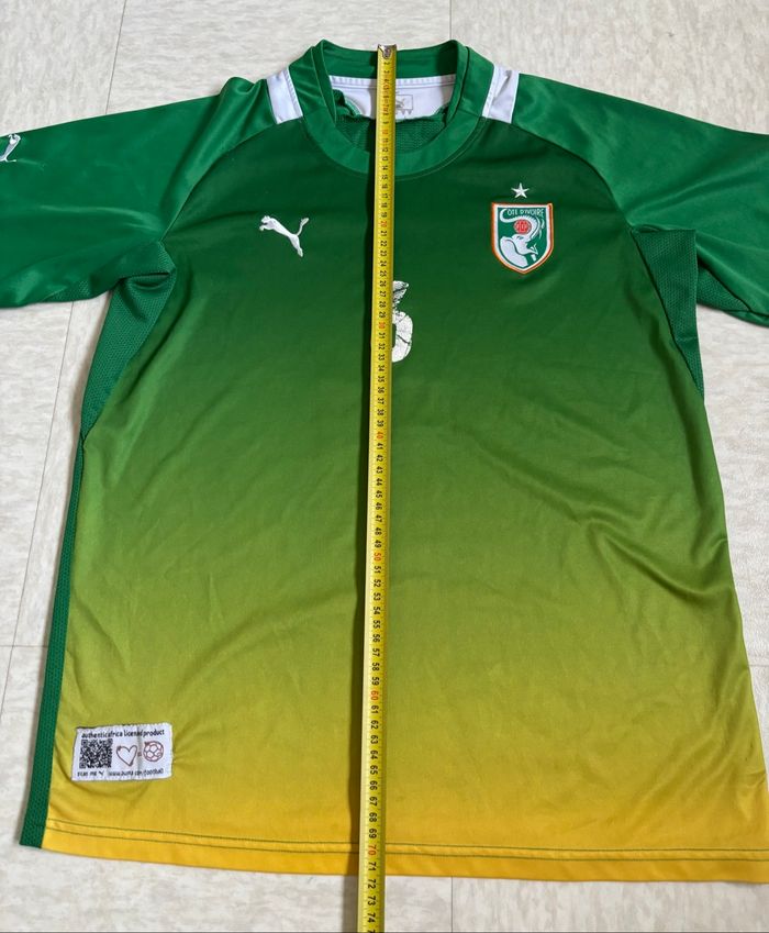 Maillot football Côte D’Ivoire CAN 2012 Coupe d’Afrique des Nations - photo numéro 3
