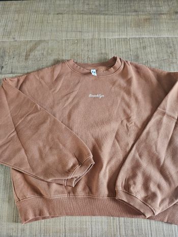 Sweat marron Xs Tape a l oeil 