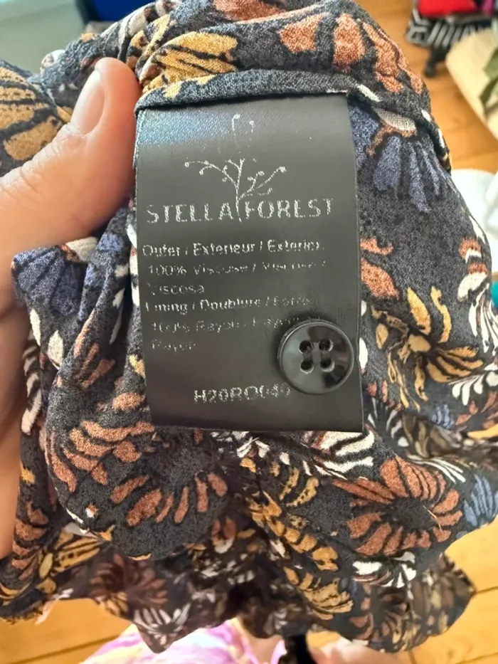 Robe à fleur marron en très bon état taille S stella Forest - photo numéro 10