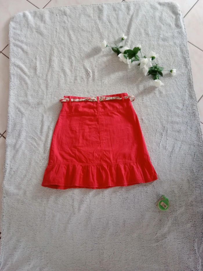 Jupe femme 34 rouge c85 - photo numéro 14