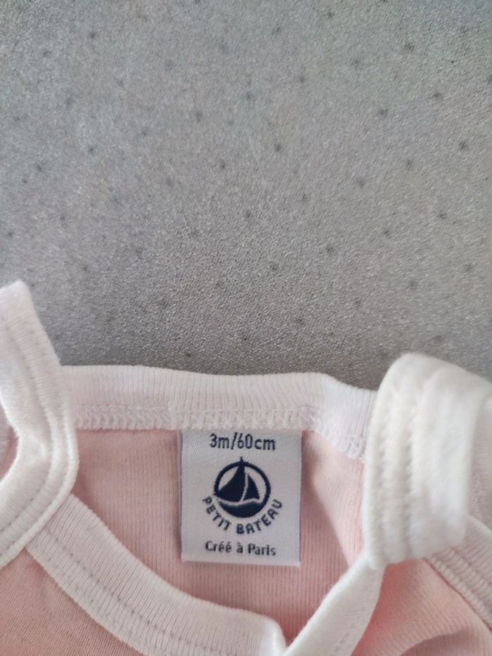 Lot de 3 bodies sans manches 3 mois petit bateau - photo numéro 9