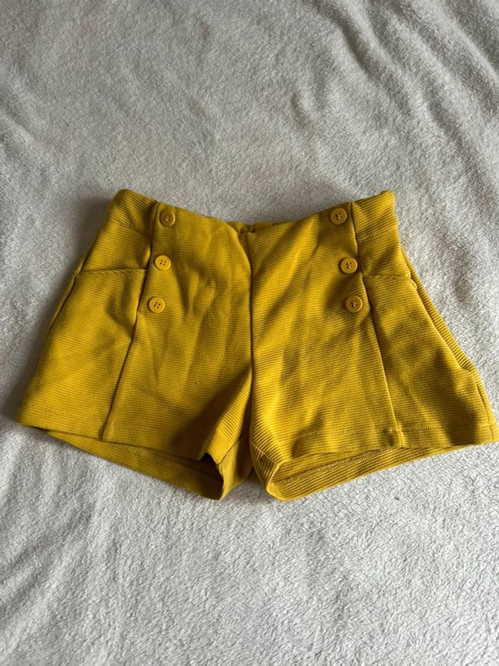 Short jaune 10ans Okaïdi