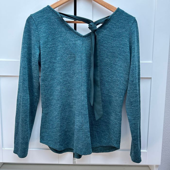 Pull léger vert - photo numéro 4