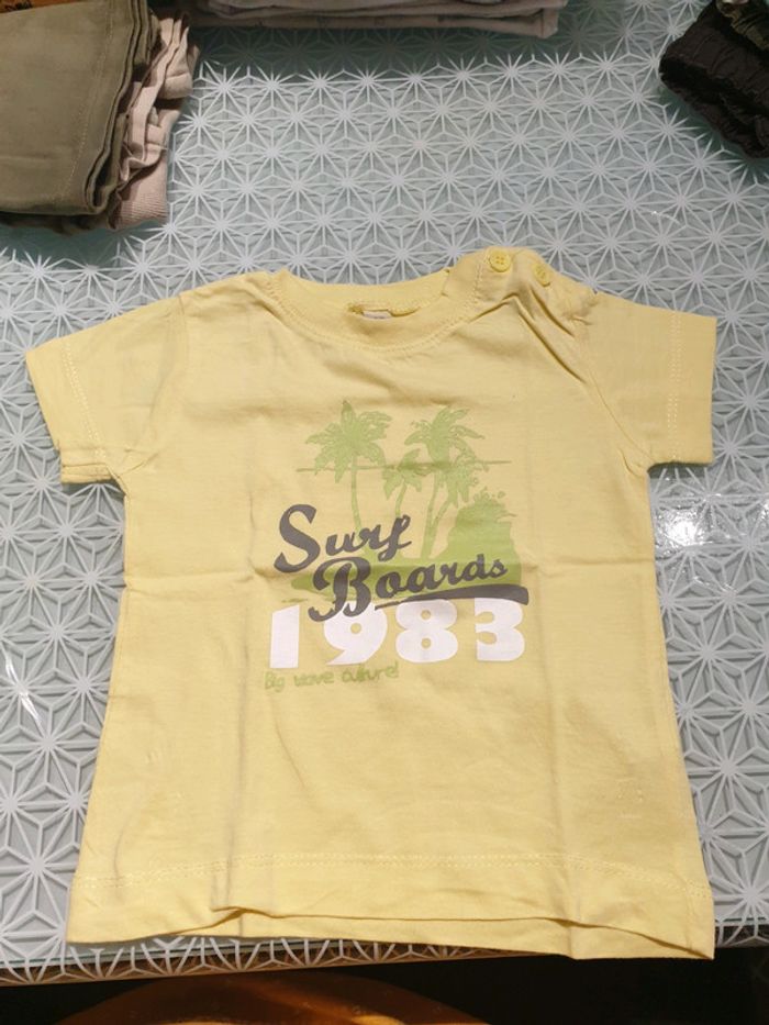 Lot de 3 tee-shirts carrefour 9 mois