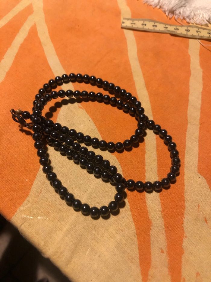 Collier en hématite très bon état - photo numéro 3