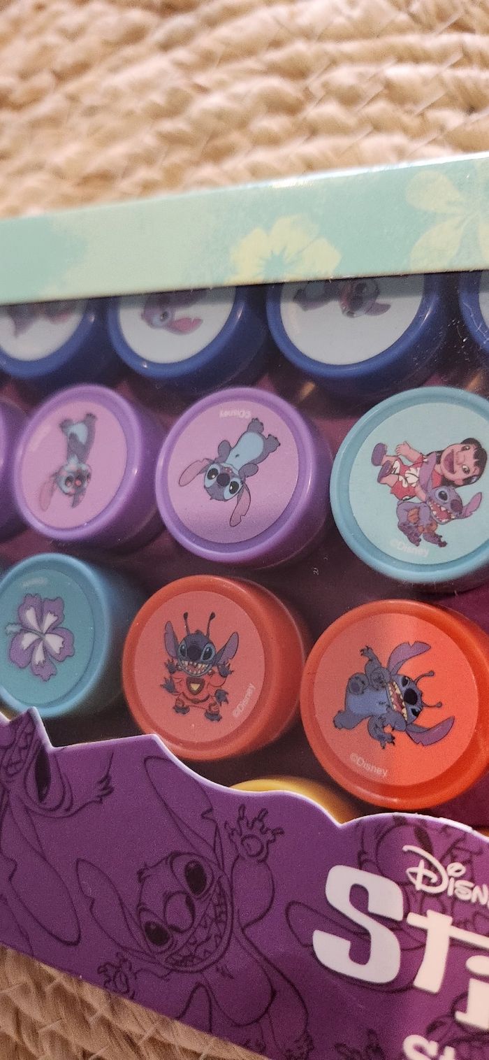 Boite de Tampons Stitch X26 - photo numéro 5