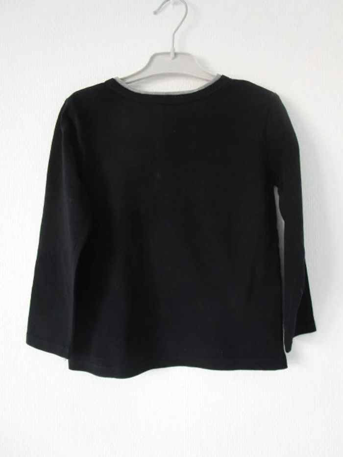 T-shirt noir Okaïdi 5 ans TBE - photo numéro 4