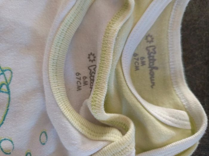 Lot bodies poisson 6 mois - photo numéro 6