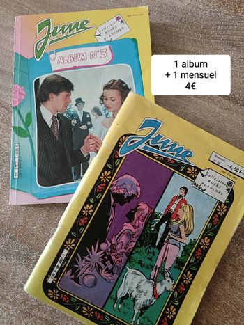 2 BD vintage June années 80