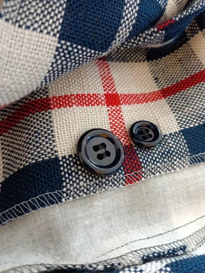 Veste à carreaux vintage Jousse taille 38 - photo numéro 7