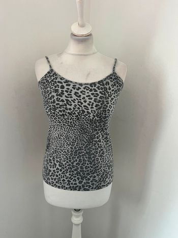 Top débardeur motif léopard Zara M