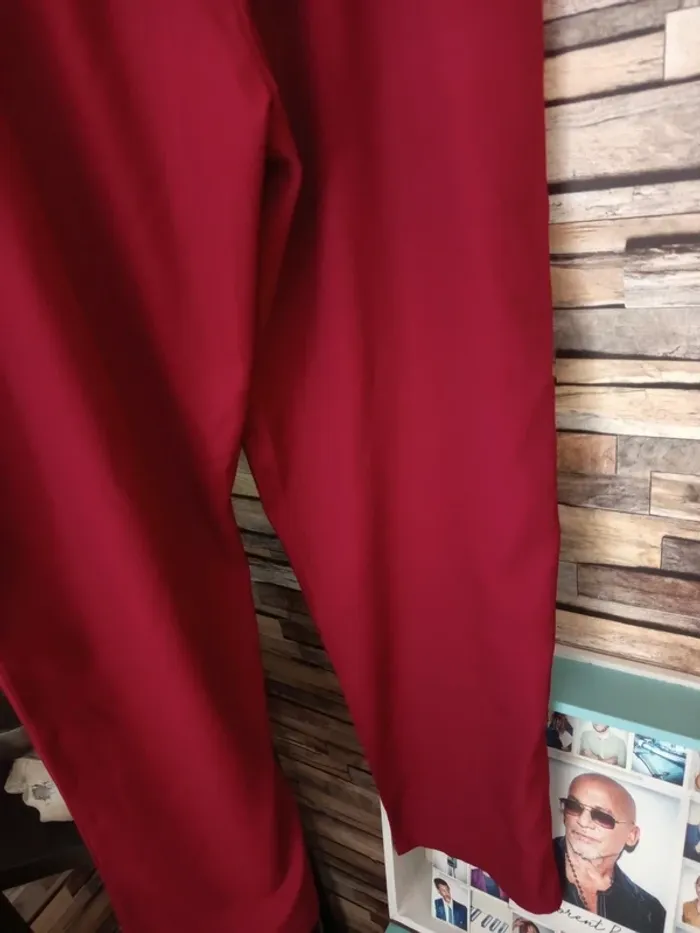 Pantalon rouge vintage - photo numéro 10