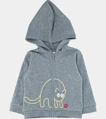 Sweatshirt 12 mois en coton bio La Queue du Chat