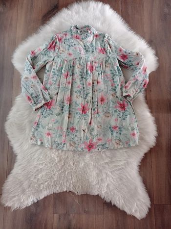 Charanga robe chic fleuri liberty 3/4 ans