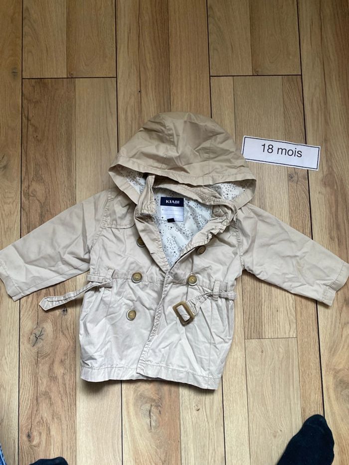 Trench-coat beige 18 mois