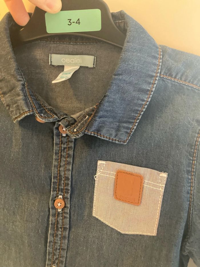 Chemise en jean Obaïbi - photo numéro 2