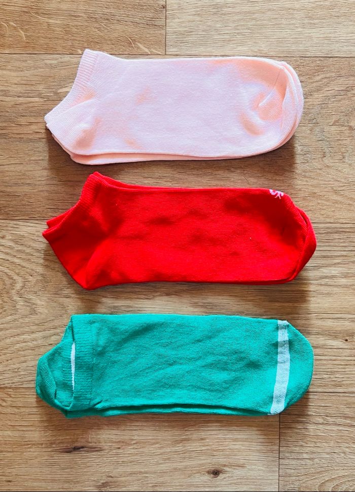 Lot 3 paires de chaussettes basses Taille 38-41 femme