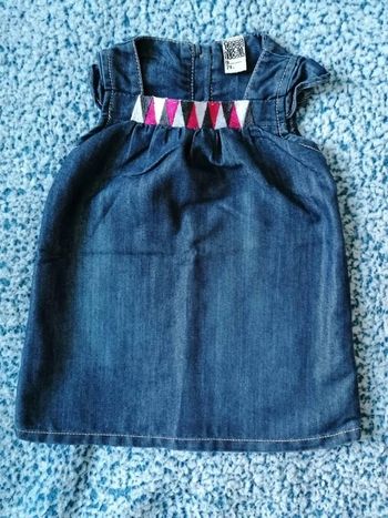 Robe en jeans fille taille 9 mois