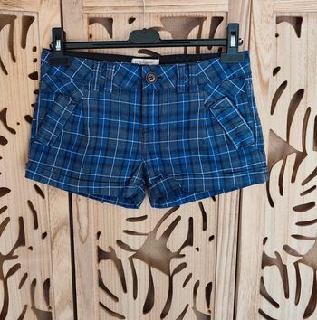 Short à carreaux, revers- Taille 34 Bershka
