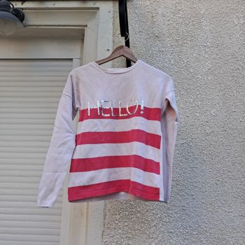 Pull hiver marinière