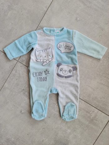 Pyjama velours 6 mois