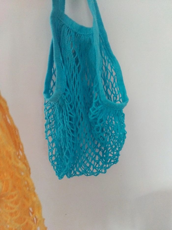 Lot de 2 sacs filet en coton - photo numéro 3