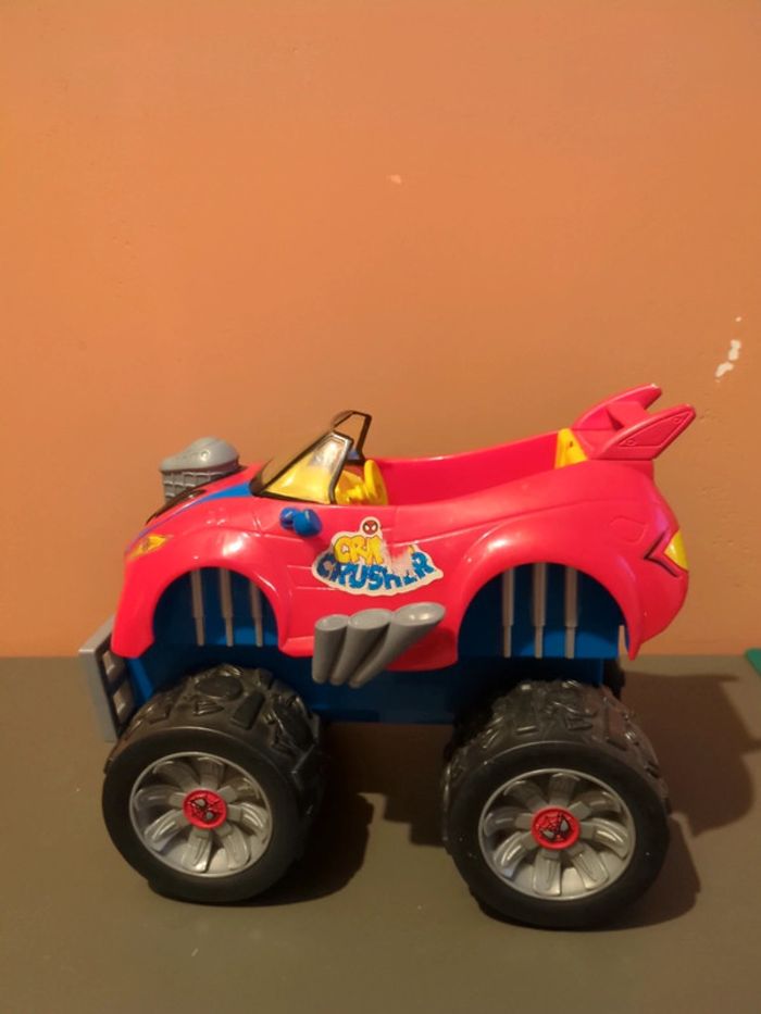 2004 Marvel Crime Crusher Spiderman Monster Truck - photo numéro 4