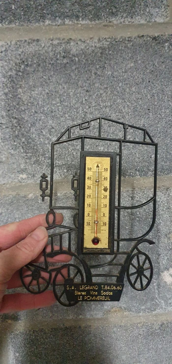 Thermomètre voiture ancienne